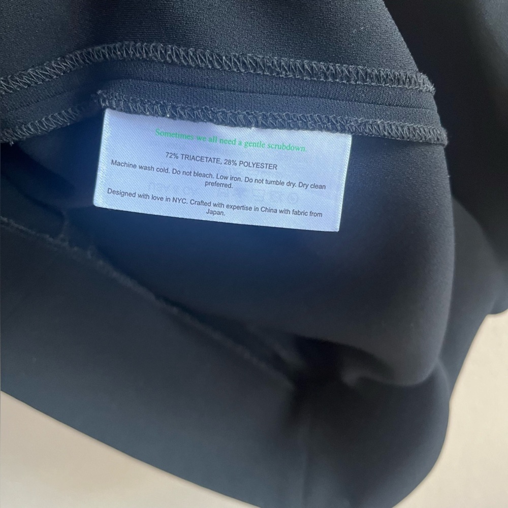 MM Lafleur The Regina Dress Black Eco Heavy Soft Wave Classic Cocktail size 14 - Picture 13 of 16